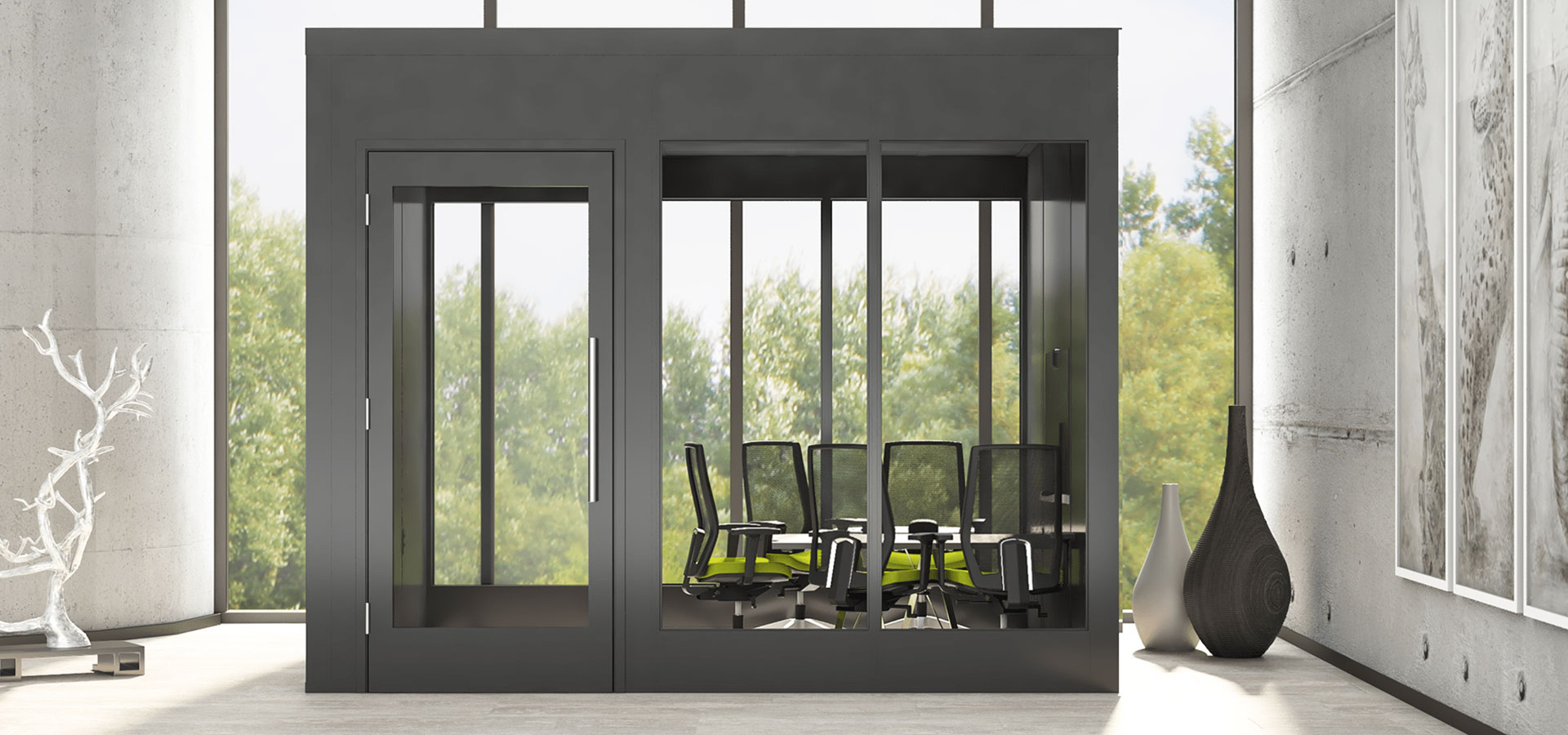 10x10 Zonez Pod privacy room in office