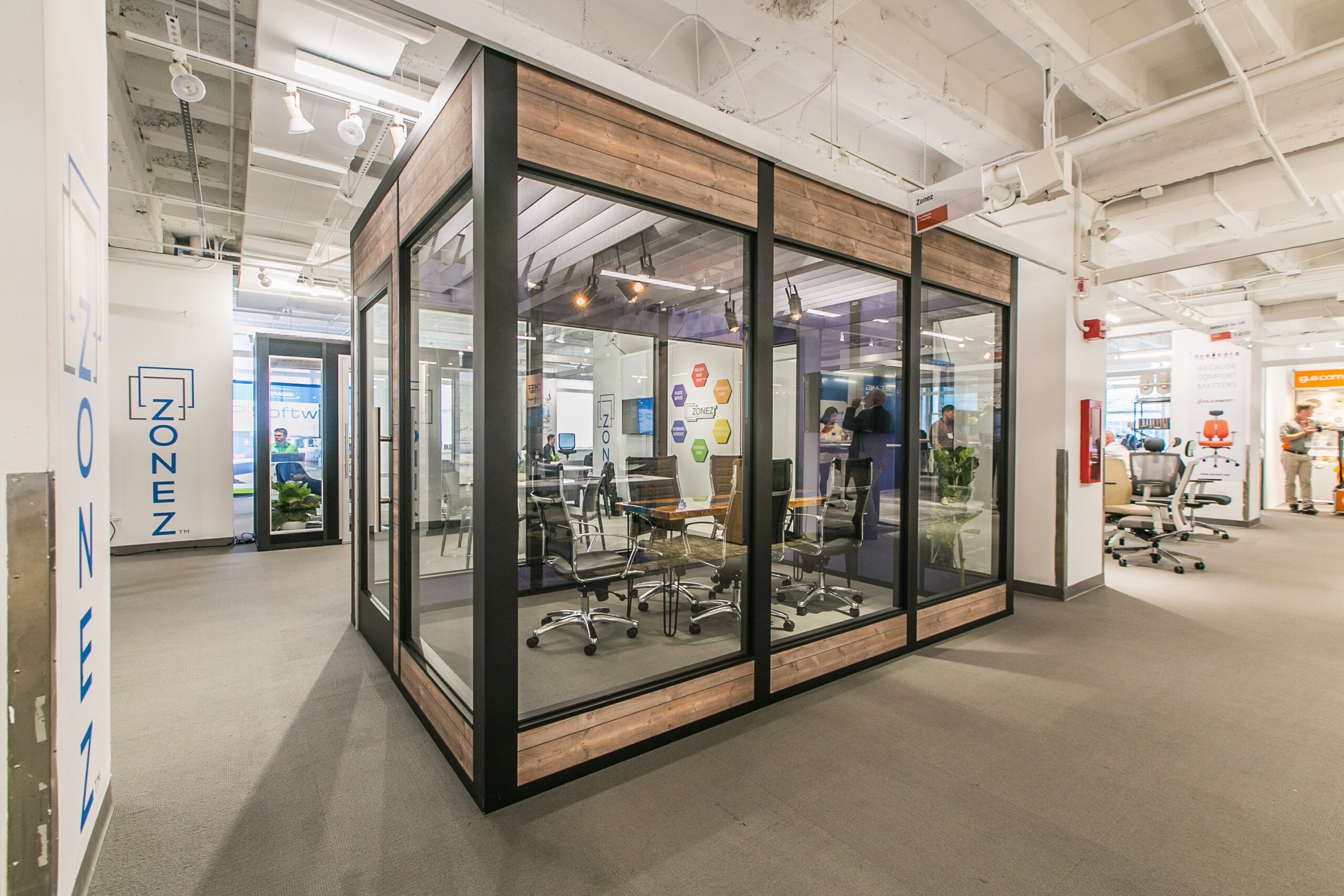 12x12 Privacy room Zonez office meeting pods modular office