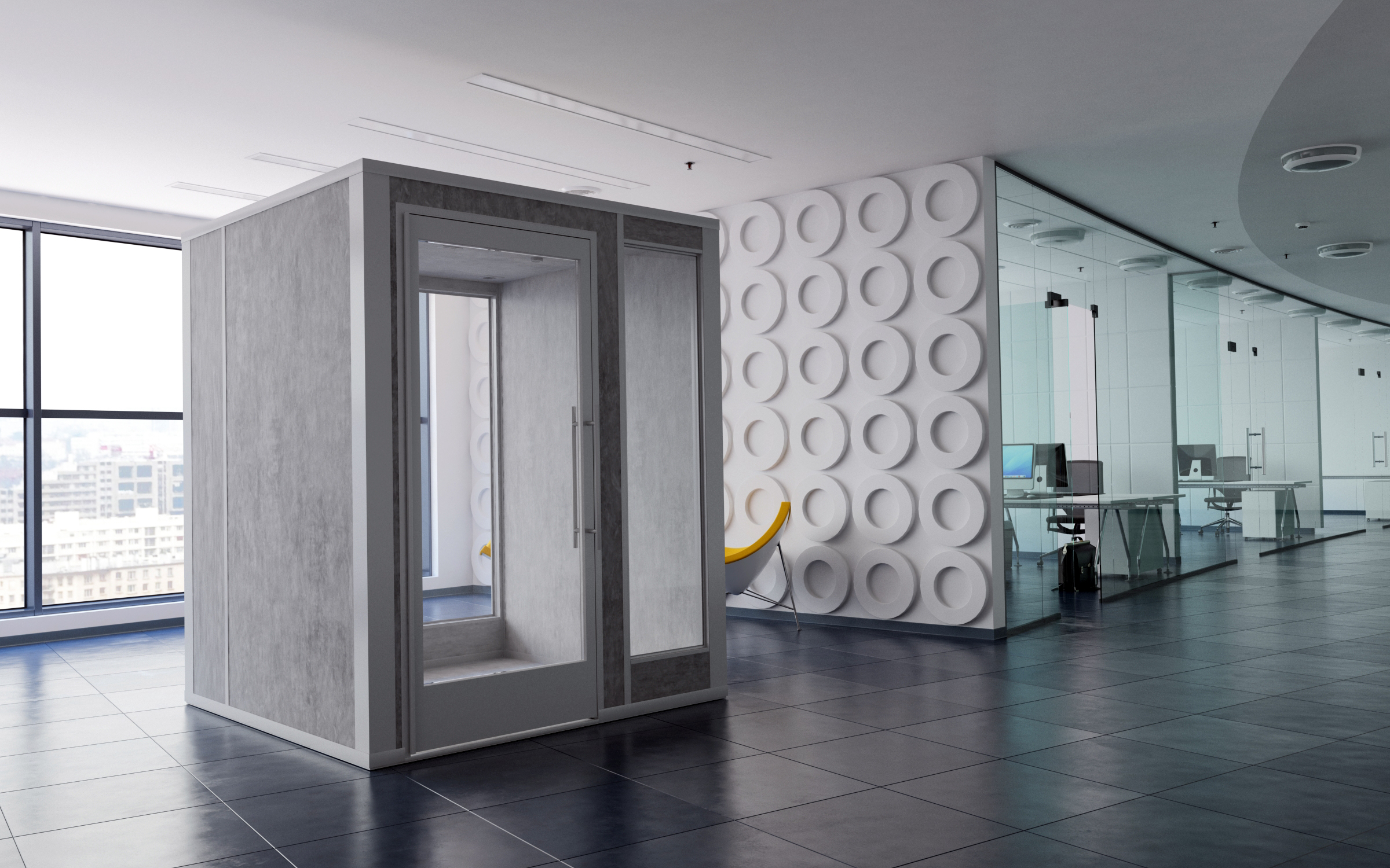 6x6 Privacy room Zonez office meeting pods modular office